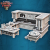 3D Printed STL Miniatures Fantasy Props 2 Tavern 28 - 32mm War Gaming D&D