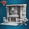 3D Printed STL Miniatures Fantasy Props 2 Tavern 28 - 32mm War Gaming D&D