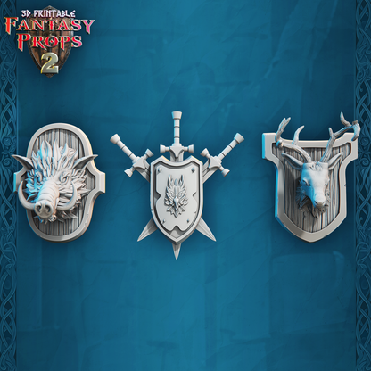 3D Printed STL Miniatures Fantasy Props 2 Tavern 28 - 32mm War Gaming D&D