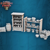 3D Printed STL Miniatures Fantasy Props 2 Tavern 28 - 32mm War Gaming D&D