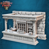 3D Printed STL Miniatures Fantasy Props 2 Tavern 28 - 32mm War Gaming D&D
