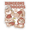 Forged Gaming: Sticker - Die Cut Vinyl - Waterproof - 3.5" - Dungeons & Doggos