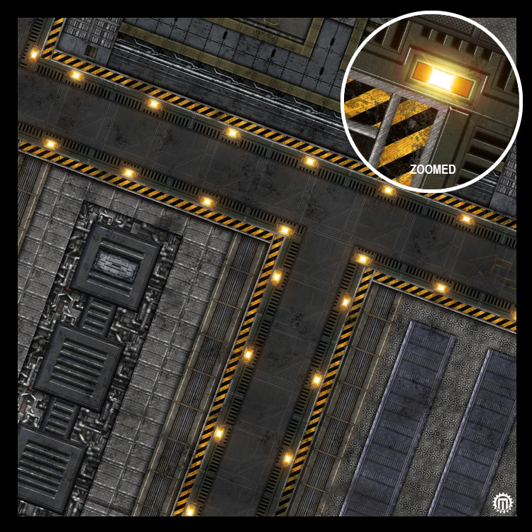 Mats by Mars: Factory Floor Tabletop Wargaming Play Mat