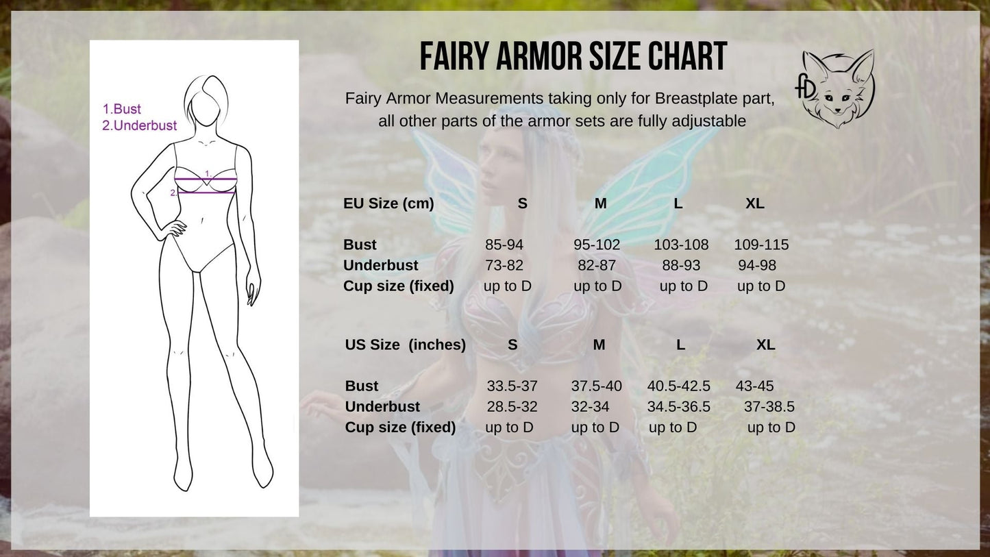 Fairy Armor Pre Made Painting Kit Armor set - Custom Made