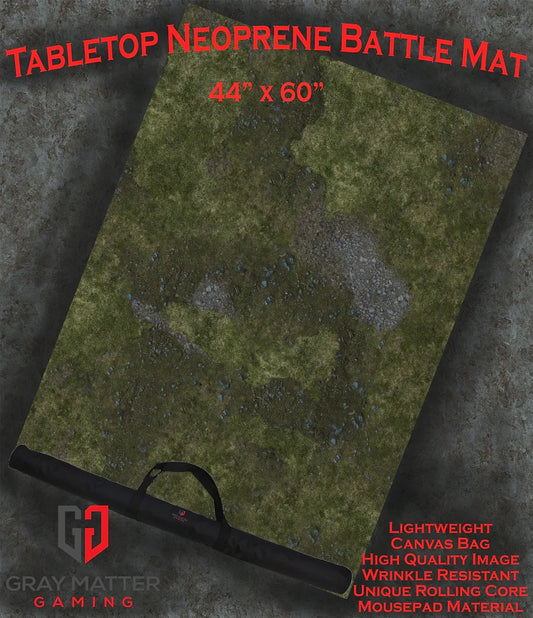 Field of Battle | Neoprene Battle Mat with Bag | Baron of Dice