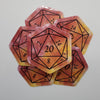 Fireball Nat 20 D20 Sticker