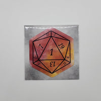 Fireball Nat 1 D20 Sticker
