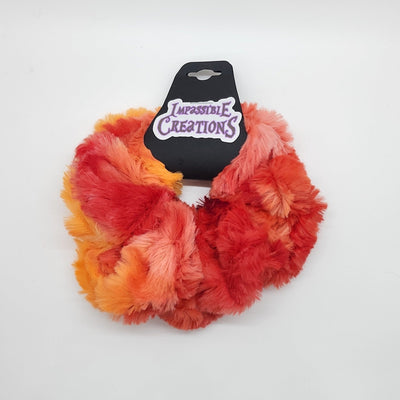 Fireball Minky Scrunchie