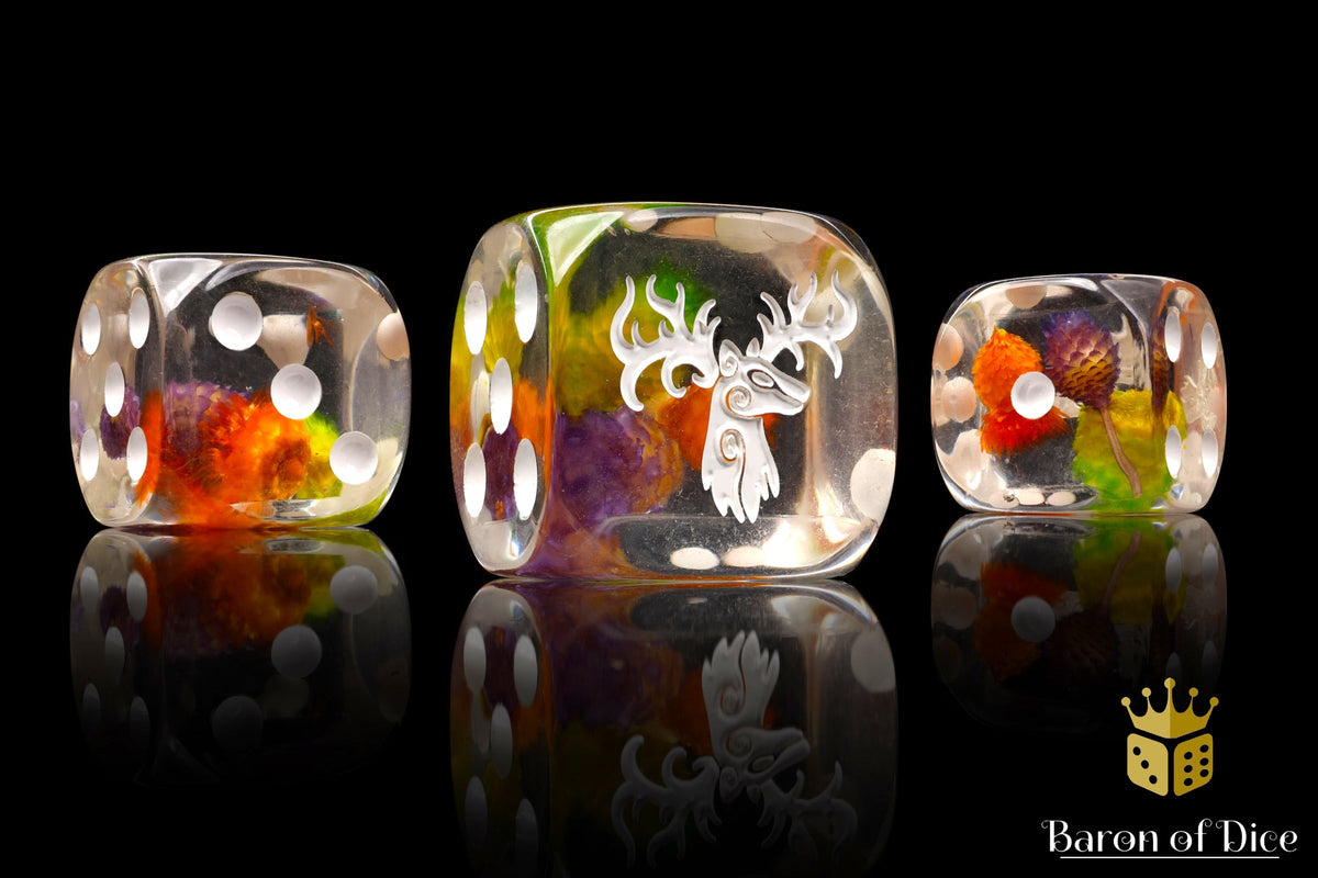 Forest Stag Dice - Flower Buds