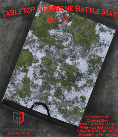 Frosty Meadow - Neoprene Battle Mat with Bag