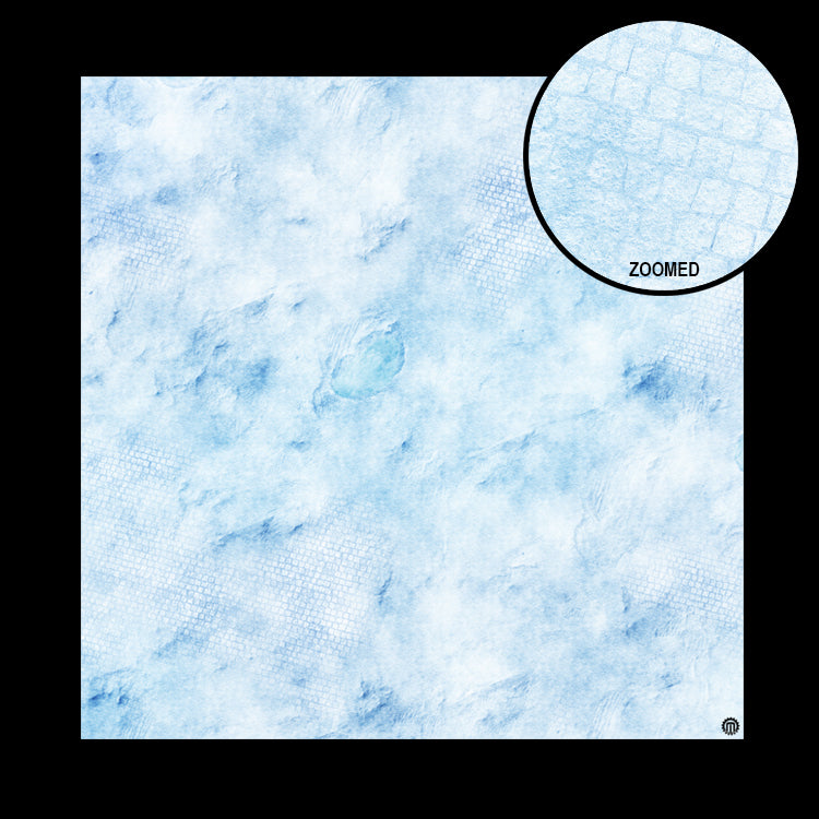 Mats by Mars: Frosty Cobbles Tabletop Wargaming Play Mat