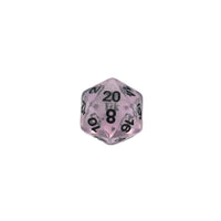 Frozen Blossom - 7 Piece DnD Dice Set | Acrylic RPG Gaming Dice