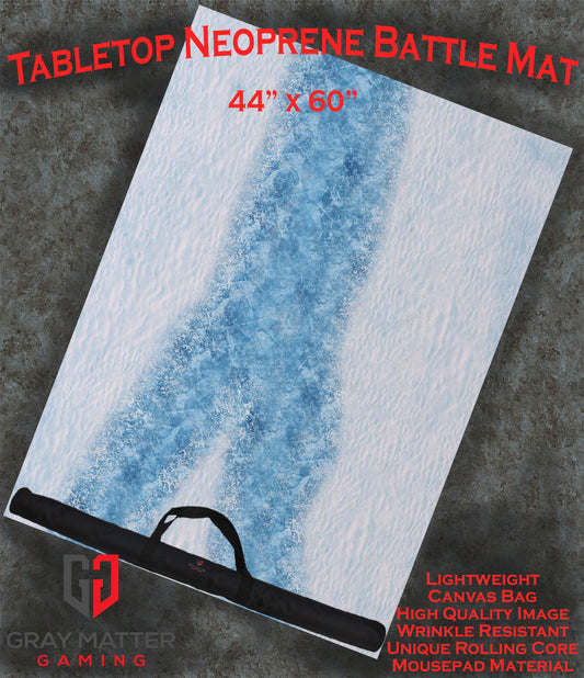 Frozen River - Neoprene Battle Mat