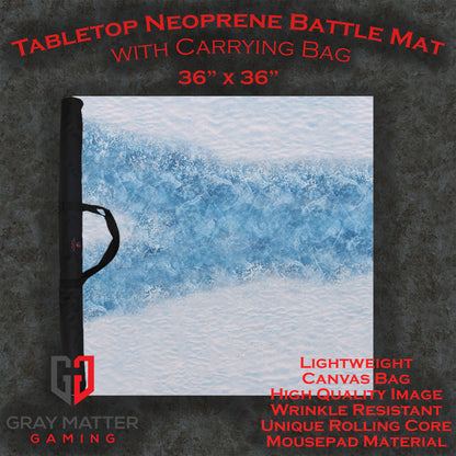 Frozen River - Neoprene Battle Mat