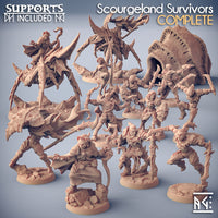 3D Printed Artisan Guild Subterrain Carapace Entrance Scourgeland Survivors 28mm 32mm