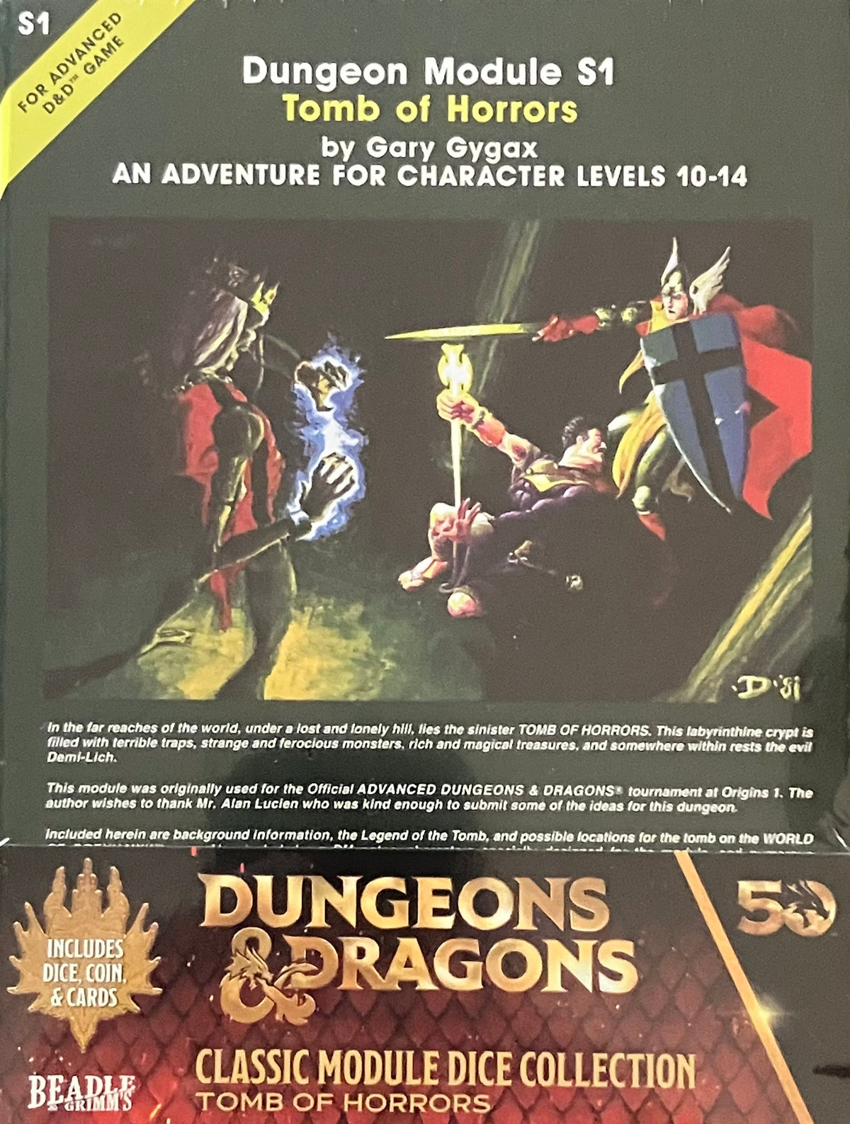 Classic Module Dice Collection: Tomb of Horrors – D&D 50th Anniversary