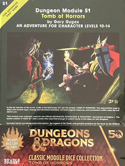 Classic Module Dice Collection: Tomb of Horrors – D&D 50th Anniversary