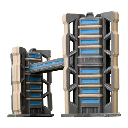 Battlefield in a Box: HexTech Trinity City - Binary Towers