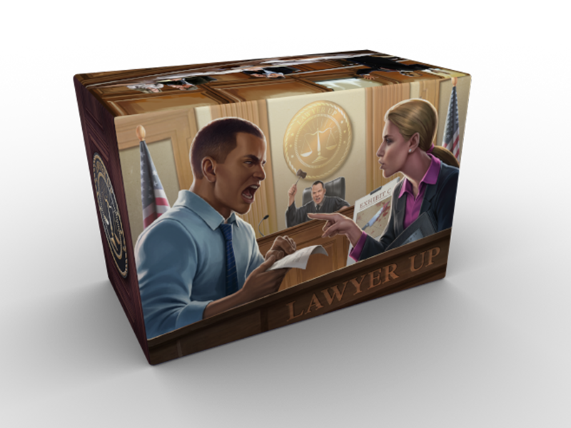 Lawyer Up – Asymmetrical Courtroom Card Game for 2 Players