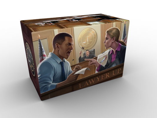 Lawyer Up – Asymmetrical Courtroom Card Game for 2 Players