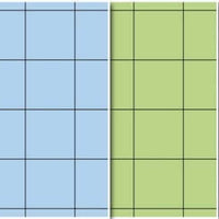 GGP1111 Gaming Paper 1in Squares Combo Pack (100 Sheets)