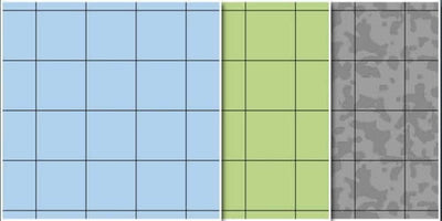 GGP1111 Gaming Paper 1in Squares Combo Pack (100 Sheets)