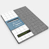 GGP1901 Grey Cobblestone Gaming Paper 1in Squares Singles (100 Sheets)