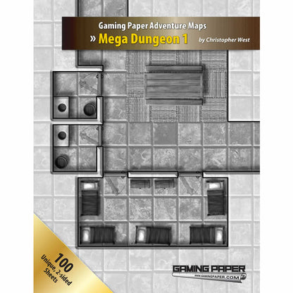 GGP6120 Mega Dungeon 1 Adventure Maps