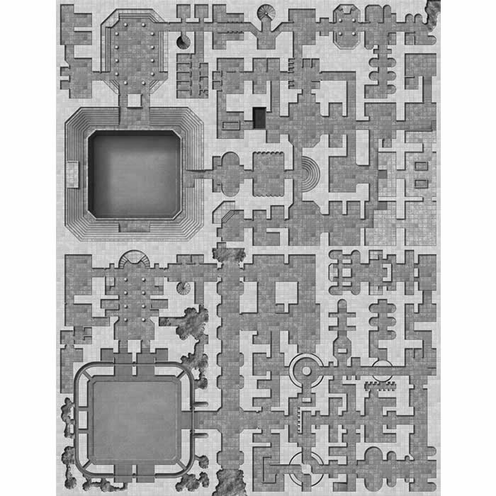 GGP6120 Mega Dungeon 1 Adventure Maps