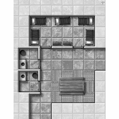 GGP6120 Mega Dungeon 1 Adventure Maps