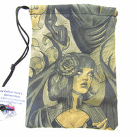 GHGCB1030 Haunted Dice Bag Cotton 7inx5in Drawstring