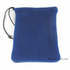 GHGFL3003 Blue Fleece 2-Pocket Gamers Dice Bag 7inx5in Drawstring