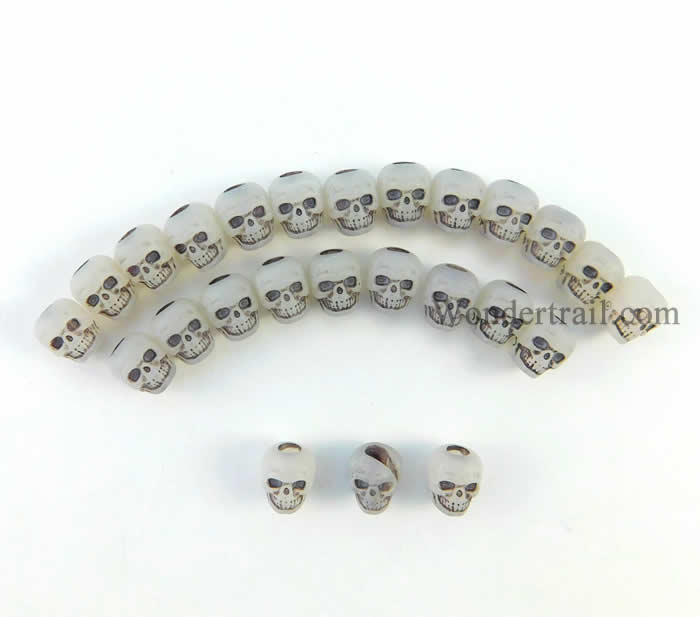 GHGSC2303 Glow-in-the-Dark Skull Counters 1 Pack of 25