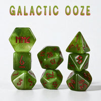 Galactic Ooze Resin Dice Set