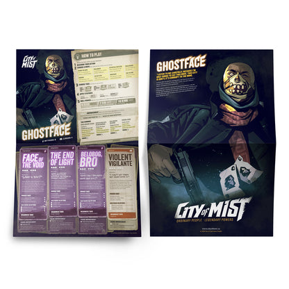 City of Mist Character Folio Pack — 14 Pregen Character Folios