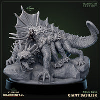Giant Basilisk Miniature – Cliffs of Drakkenfall