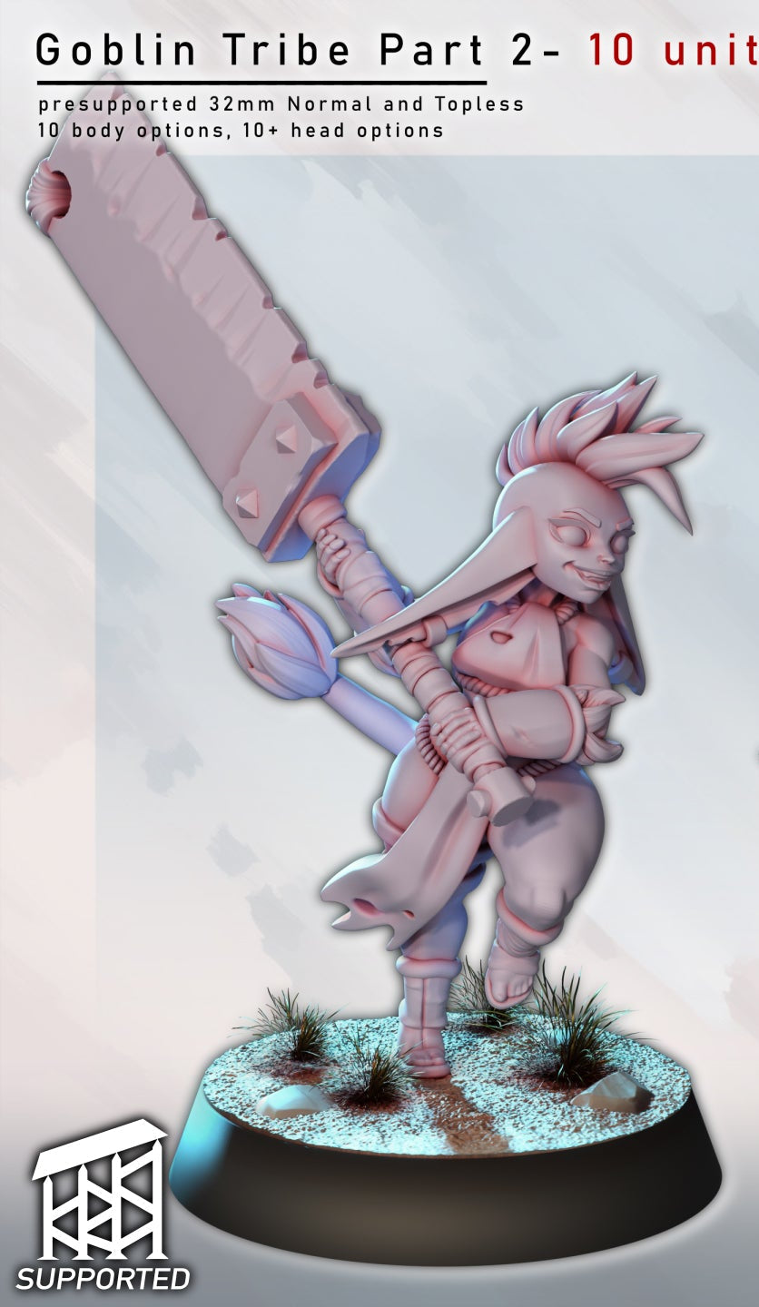 The Goblin Tribe Set 2 – (32mm scale, SFW/NSFW)