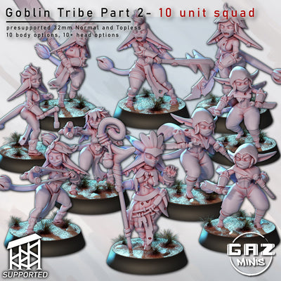 The Goblin Tribe Set 2 – (32mm scale, SFW/NSFW)
