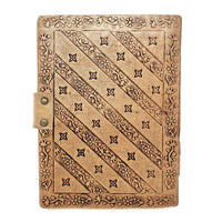 Goddess of Earth Leather Journal with Latch Closure