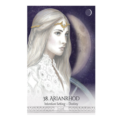 Goddess Spirit Oracle Deck – 44-Card Elemental & Lunar Oracle Set