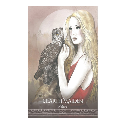 Goddess Spirit Oracle Deck – 44-Card Elemental & Lunar Oracle Set