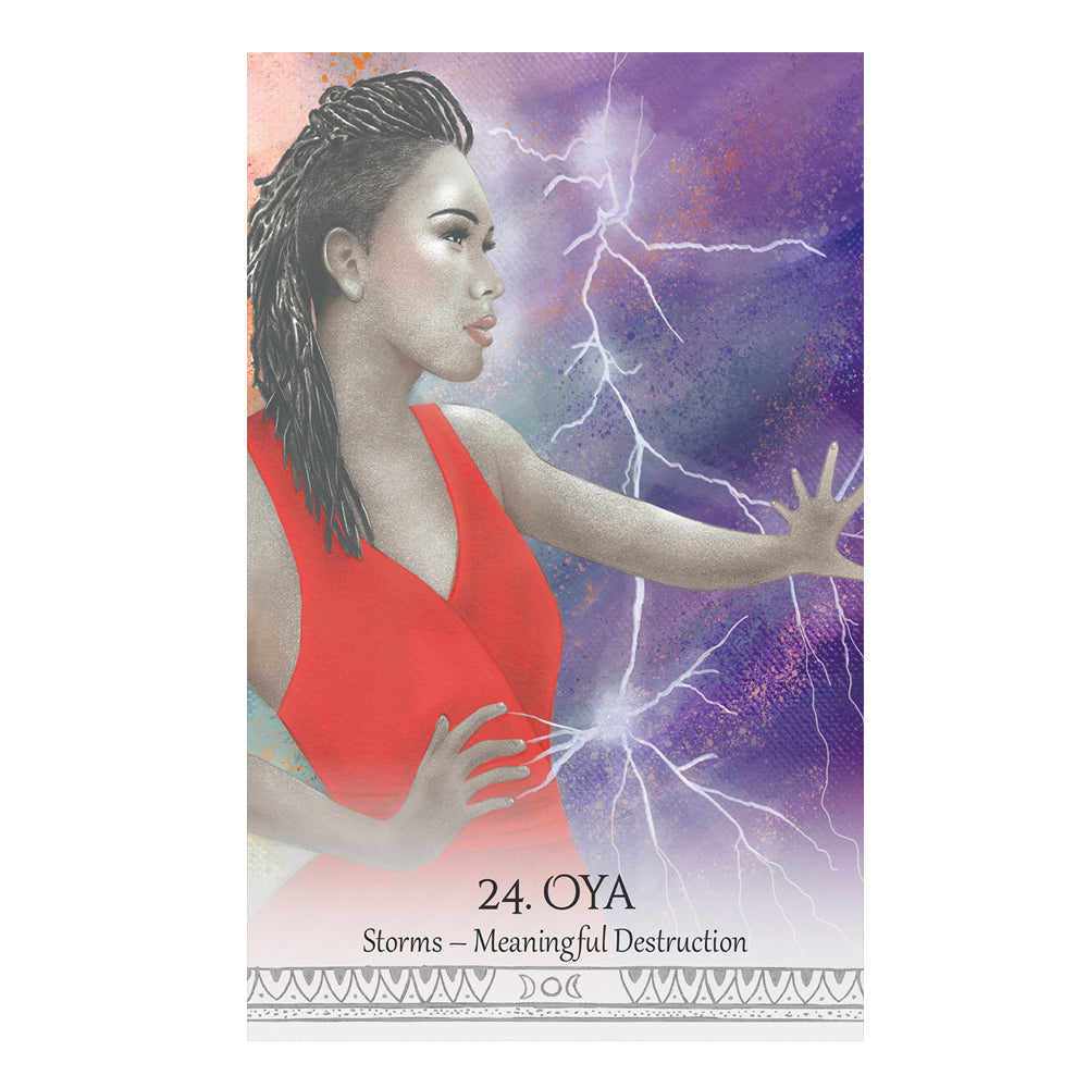 Goddess Spirit Oracle Deck – 44-Card Elemental & Lunar Oracle Set