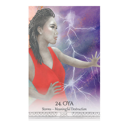 Goddess Spirit Oracle Deck – 44-Card Elemental & Lunar Oracle Set