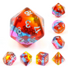Golden Time RPG Dice Set | 7-Piece Polyhedral Dice for TTRPGs