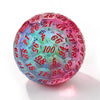 D100 Quicksand Resin Dice - 50mm Transparent 100-sided Dice Ball
