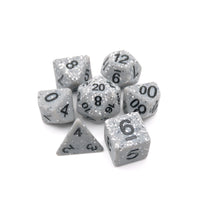 Granite Malphite - 7 Piece DnD Dice Set | Acrylic RPG Gaming Dice