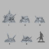 3D Printed Fantastic Plants and Rocks Grass Stake Trap 28mm - 32mm D&D Wargaming