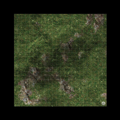 Mats by Mars: Green Hills Tabletop Wargaming Play Mat - Premium Gaming Surface