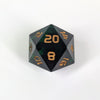 Tri Color RPG Dice Set - Maroon Gold Silver Dagger 8pc Dice
