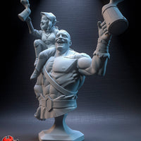 Grog and Pike - Vox Machina - 1:8 Scale & Bust